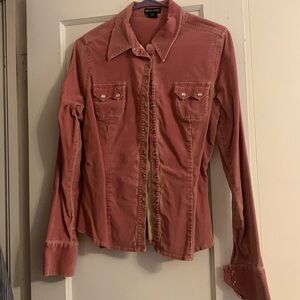 Guess Jeans Cotton and Spandex Button Up Shirt